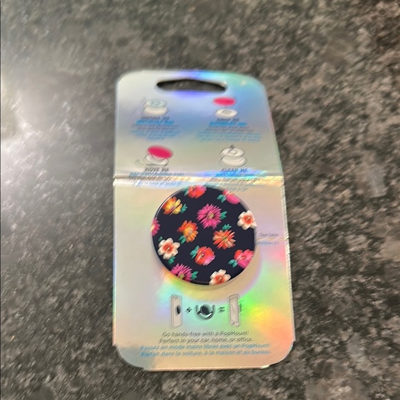 PopMount Floral PopSocket for Cell Phones NWOT - Picture 3 of 13